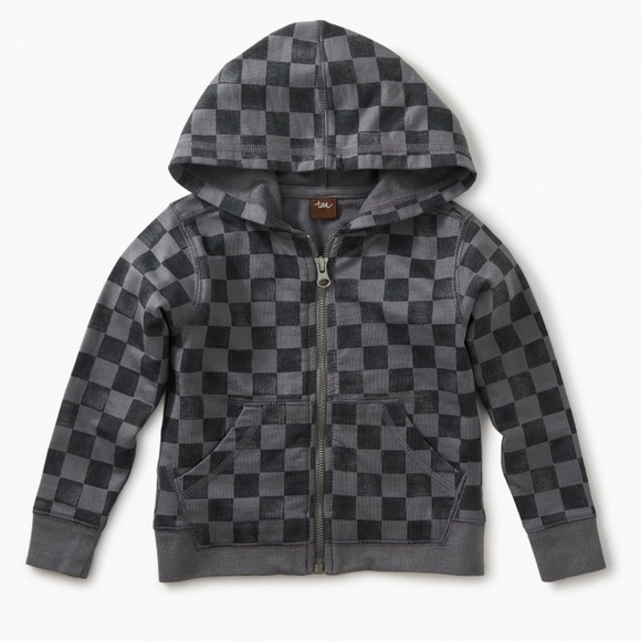Tea Collection Other - NWT Tea Collection Checkered Hoodie